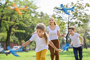 Watch Airplane Toys with Launcher, Foam Airplane Flying Games on Amazon Live
