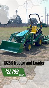 Cut down your to-do list with a FREE Frontier Rotary Cutter (RC2048) when you snag a 1025R Tractor & Loader with cash!  It's time to tackle fall projects! | James River Equipment | Facebook