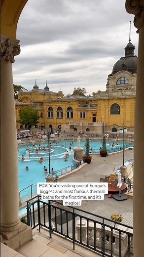Visiting one of Europe’s Most Famous Thermal Baths! - Széchenyi Thermal Baths in Budapest #travel