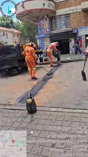 Joburg CBD Road Surface Reinstatement at Bok and Wanderers