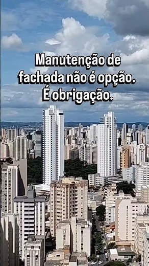 Manutenção de fachada tem prazos. Omissão gera responsabilidades. Leia a descrição para saber mais