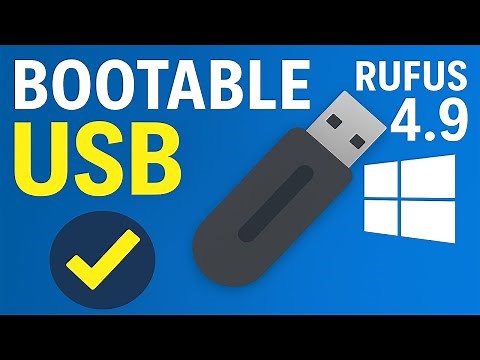 How to Download Rufus 4.9 & Create Windows 10 Bootable USB 2025 🖥️ Step by Step Guide