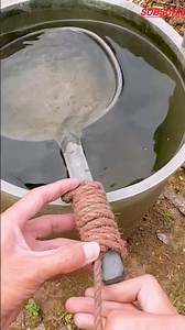 Smart Rope Handle Hack ❤️ Make Your Tool Safer & Stronger 🤜 DIY Grip Trick 🤙 #craft #outdoors