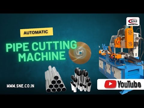 High-Precision Automatic Pipe Cutting Machine | Perfect Edge Finishing Demo”