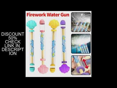 Fireworks Water Guns Toys Water Fights Pull-Out Water Gun Sea Beach Outdoor Toy For Kids Children Bo