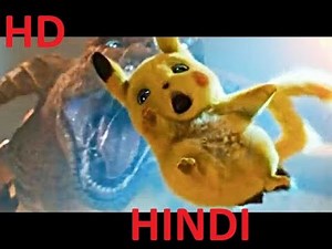 Pikachu VS Charizard Detective Pikachu Scene IN Hindi Pokémon Detective Pikachu Clips IN Hindi HD