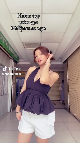 Stylish Halter Tops and Half Pants for Summer