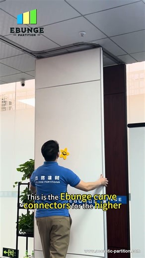 What type of movable partition wall system is this based on? | Ebunge Partition Wall #shorts