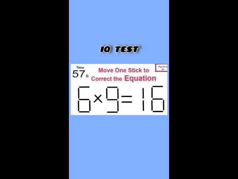 World's best IQ test # 1