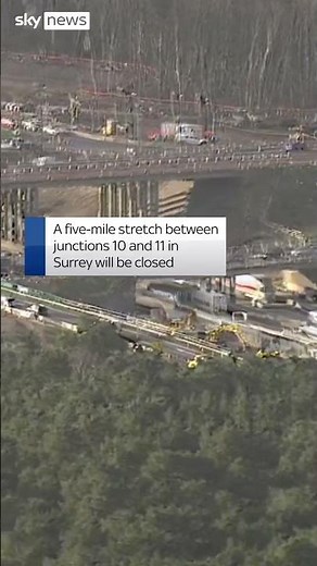 Warning ahead of unprecedented M25 closure