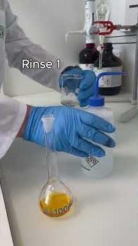 How Can You Properly Rinse Lab Glassware?
