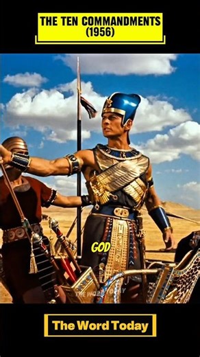The Chase Begins: Pharaoh’s Army Thunders After Moses | The Ten Commandments (1956) #viral #shorts
