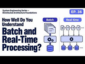 Episode 36: Batch vs Real-Time Processing | System Engineering Series | English