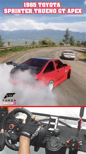 Toyota Ae86 | Forza Horizon 5 Steering Wheel Drifting Gameplay #frozahorizon5 #racing #drifting