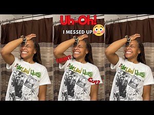 HOW TO: Trim or Cut Long Booty Length Locs 😳 | Loc Update | 7 Years Loc'd