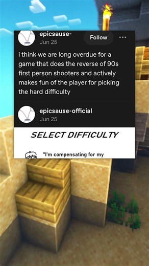 90's Difficulty Settings 🤣
