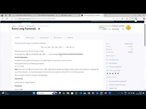 HackerRank # Extra Long Factorials (Python)