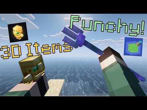 Does Punchy work with Weskerson's 3D Items? | Minecraft Mod/Resource Pack Showcase!