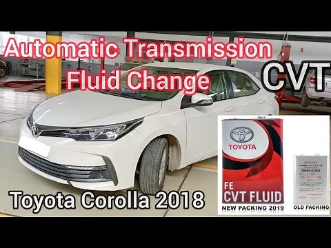 How To Change CVT Transmission Fluid of Toyota Corolla 2014 - 2018