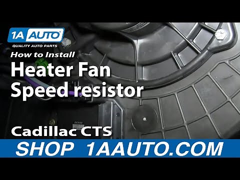 How To Replace Heater Fan Speed Resistor 03-10 Cadillac CTS