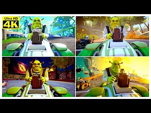 DreamWorks All-Star Kart Racing | Shrek - Cup Mode (Lightning Speed) | Dragon Warrior Cup