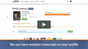 Add Your Transcript