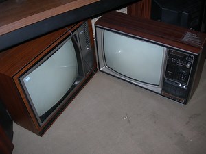 Old Zenith and Hitach TVs