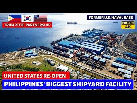United States Reopens Philippines’ Biggest Shipyard in Subic Bay Near Former Naval Base