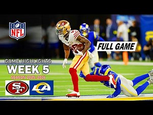49ers vs rams [FULL GAME] Highlights WEEK 5 | NFL 2025 Season