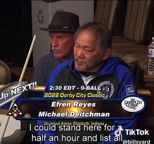 The Greatest of All Time: Efren Reyes and His Contribution to Professional Pool