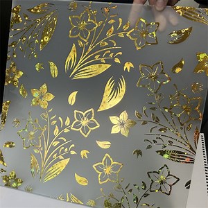[Hot Item] Factory Price Golden Titanum Double Side Acid Etched Float Glass for Building