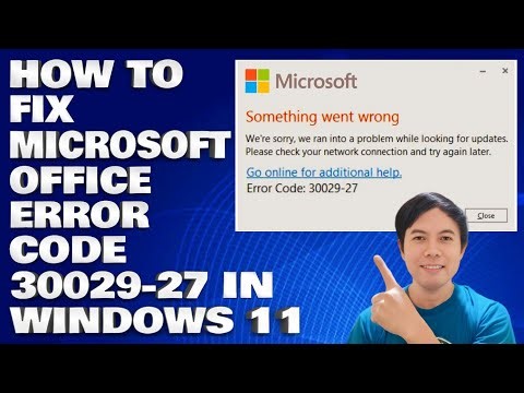 How To Fix Microsoft Office With Error Code 30029-27 in Windows