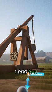 Physics of the Trebuchet: Launching Heavy Stones