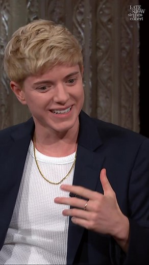 Starting a career in standup at age 13 may not be for everyone, but thanks to #MaeMartin's funny family, they gave it a shot! 🎤 #Colbert #comedy