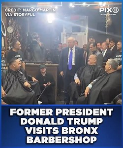 The next NYC stop for the former president is Madison Square Garden Read more: https://pix11.com/news/local-news/bronx/trump-visits-barbership-in-the-bronx/ | PIX11