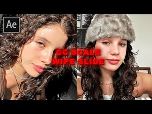 HOW TO : CC SCALE WIPE SLIDE TRANSITION | After Effects Tutorial