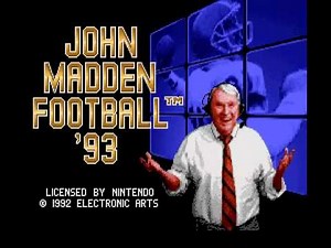 SNES - John Madden Football '93 Intro Theme