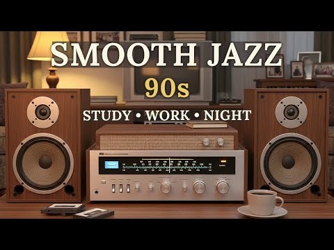 Smooth Jazz & Soulful R&B 90s 🎧 Soft Instrumentals for Peaceful Relaxation & Calm Listening
