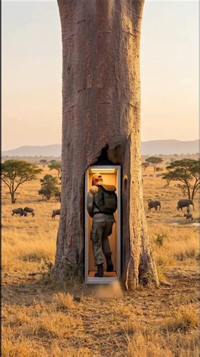 POV: I Built a Hidden Tree Shelter… Then Something Found It #shorts