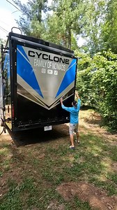 Living in a camper, we love this extra space @heartlandrv Cyclone 4014C | RV Family