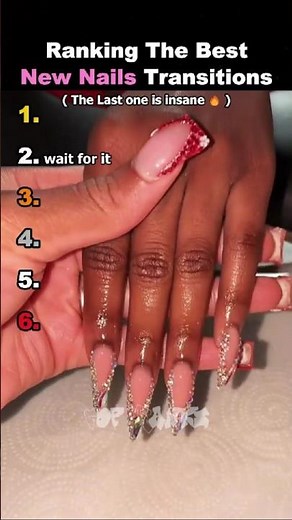 Ranking The Best New Nails Transition #nails #tiktok #trend #ranking