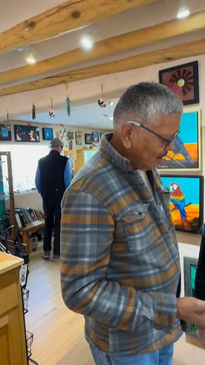 217 reactions · 17 shares | Zuni carver Jimmy Yawakia stopped by...