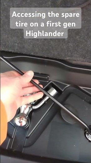 Highlander Spare Tire Removal