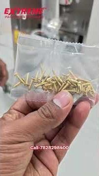 Automatic Screw Packaging Machine !! 1-100gm #machine