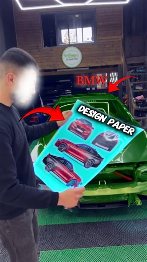 Insane Custom Red Wrap Before & After 🤯👿 #bmw #design #motivation #car #edit #devil #cartok #shorts