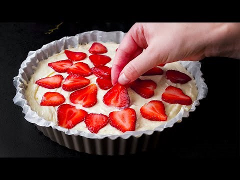 La recette de gâteau aux fraises la plus rapide!| Savoureux.tv