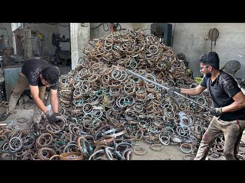 Amazing Process of Old Ceiling Fans Recycling and Manufacturing Aluminum Cook wares |Mass Production
