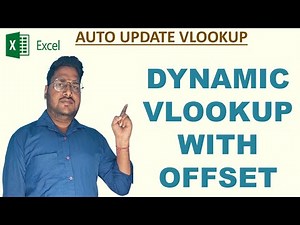 Dynamic VLOOKUP with Offset function | Auto update VLOOKUP formula