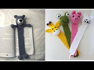 HOW TO CROCHET EASY BEAR BOOKMARK