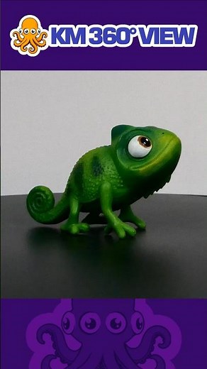 🐙 PASCAL— Rapunzel - Disney Pixar 🔄 360° SPIN | BULLYLAND- Scale Figure Showcase